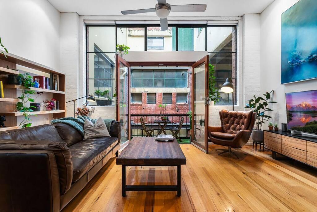 Cool Richmond Warehouse Townhouse 3Br 2Bth Leilighet Melbourne Eksteriør bilde